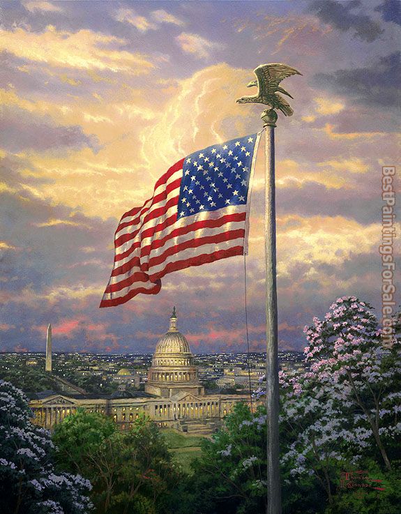 Thomas Kinkade America's Pride